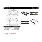 Centric 105.05110 Disc Brake Pad Set - Rear - view 7