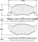 Centric 105.05220 Disc Brake Pad Set - Front - view 6