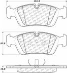 Centric 105.05580 Disc Brake Pad Set - Front - view 6
