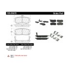 Centric 105.05670 Disc Brake Pad Set - Rear - view 7