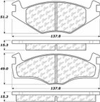 Centric 105.05690 Disc Brake Pad Set - Front - view 6