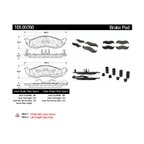 Centric 105.05760 Disc Brake Pad Set - Front - view 7