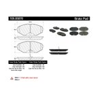 Centric 105.05870 Disc Brake Pad Set - Front - view 6