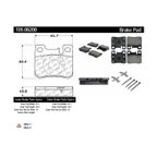 Centric 105.06200 Disc Brake Pad Set - Rear - view 7