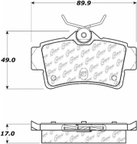 Centric 105.06270 Disc Brake Pad Set - Rear - view 5