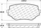 Centric 105.06800 Disc Brake Pad Set - Front - view 6