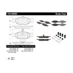 Centric 105.06880 Disc Brake Pad Set - Front or Rear - view 7