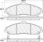 Centric 105.07310 Disc Brake Pad Set - Front - view 6