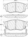 Centric 105.07550 Disc Brake Pad Set - Front - view 6