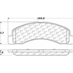 Centric 105.07560 Disc Brake Pad Set - Front - view 6
