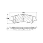Centric 105.07920 Disc Brake Pad Set - Rear - view 5