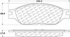 Centric 105.08030 Disc Brake Pad Set - Front - view 6