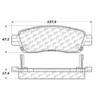 Centric 105.08830 Disc Brake Pad Set - Rear - view 6