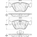Centric 105.09460 Disc Brake Pad Set - Front - view 7