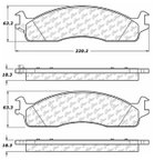 Centric 105.09650 Disc Brake Pad Set - Front - view 6