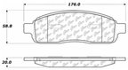 Centric 105.10110 Disc Brake Pad Set - Front - view 6