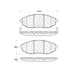 Centric 105.10310 Disc Brake Pad Set - Front - view 8