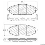 Centric 105.10310 Disc Brake Pad Set - Front - view 1