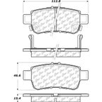 Centric 105.10880 Disc Brake Pad Set - Rear - view 7