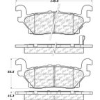 Centric 105.11200 Disc Brake Pad Set - Rear - view 7