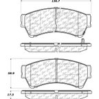 Centric 105.11640 Disc Brake Pad Set - Front - view 7