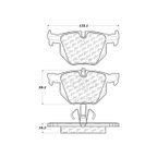 Centric 105.11700 Disc Brake Pad Set - Rear - view 8