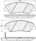 Centric 105.12020 Disc Brake Pad Set - Front - view 6