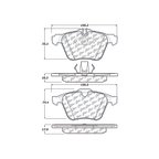 Centric 105.12400 Disc Brake Pad Set - Front - view 8