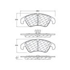 Centric 105.13220 Disc Brake Pad Set - Front - view 8
