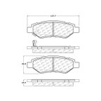 Centric 105.13370 Disc Brake Pad Set - Rear - view 8
