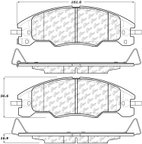 Centric 105.13390 Disc Brake Pad Set - Front - view 6