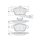 Centric 105.13750 Disc Brake Pad Set - Front - view 6