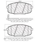 Centric 105.13972 Disc Brake Pad Set - Front - view 5