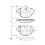 Centric 105.14730 Disc Brake Pad Set - Rear - view 7