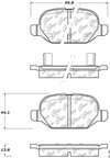 Centric 105.15690 Disc Brake Pad Set - Rear - view 6