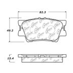 Centric 105.16320 Disc Brake Pad Set - Rear - view 8