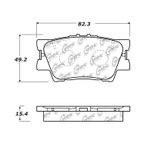 Centric 105.16320 Disc Brake Pad Set - Rear - view 7