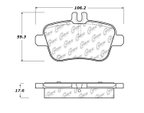 Centric 105.16461 Disc Brake Pad Set - Rear - view 5
