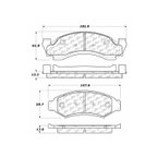 Centric 106.03750 Disc Brake Pad Set - Front - view 6