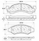 Centric 106.03750 Disc Brake Pad Set - Front - view 5