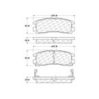 Centric 106.03830 Disc Brake Pad Set - Rear - view 6