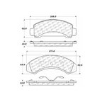 Centric 106.03870 Disc Brake Pad Set - Front - view 7