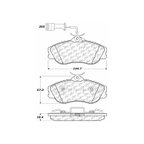 Centric 106.04190 Disc Brake Pad Set - Front - view 6