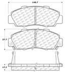 Centric 106.05030 Disc Brake Pad Set - Front - view 5
