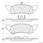 Centric 106.05290 Disc Brake Pad Set - Front - view 1