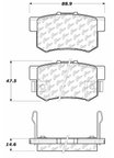 Centric 106.05360 Disc Brake Pad Set - Rear - view 5