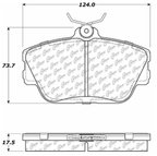 Centric 106.05980 Disc Brake Pad Set - Front - view 5