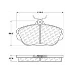 Centric 106.06010 Disc Brake Pad Set - Front - view 6