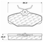 Centric 106.06100 Disc Brake Pad Set - Rear - view 6