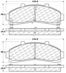 Centric 106.06520 Disc Brake Pad Set - Front - view 6